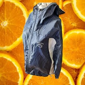 Colosseum Athletics Men's Navy Penn State Full-Zip Hooded Windbreaker Size‎ L
